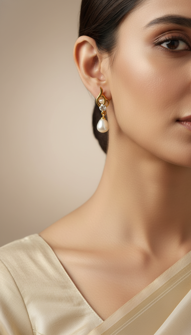 Fresh Water Pearl Earrings